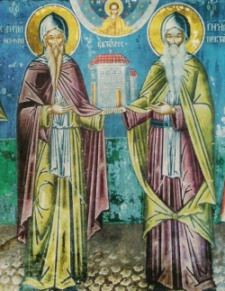 ღირსი მამანი - ნექტარიოსი და თეოფანე, მეტეორაზე, ბარლაამის მონასტრის დამაარსებლები (+1544) - 17 (30) მაისი