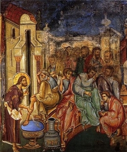 წმინდა გაბრიელ (ქიქოძე) ეპისკოპოსი - მოკლე მოძღვრება დიდ ხუთშაბათს ფეხის ბანვაზე