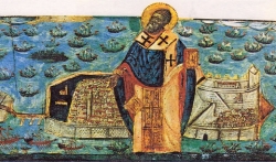 გახსენება წმინდა სპირიდონ საკვირველმოქმედის (+348) სასწაულისა, რომლის მიერაც ქალაქი კერკირა გათავისუფლდა თურქების ალყისაგან 1716 წელს; ლიტანიობა მის წმინდა ნაწილზე - 11 (24) აგვისტო