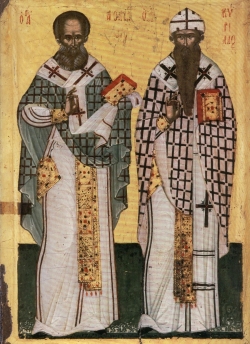 წმიდა ალექსანდრიელი მთავარეპისკოპოსი ათანასე (+373) და კირილე (+444)  -  18 (31) იანვარი