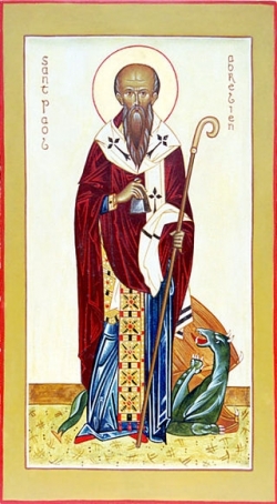 წმინდა ეპისკოპოსი პავლე ლეონელი, ბრეტანელი (+572) - 12 (25) მარტი