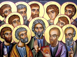 როდის მოინათლნენ მოციქულები და ვის მიერ?