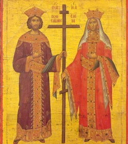 წმინდა კონსტანტინე დიდი (+337) და ელენე დედოფალი (+327) - 21 მაისი (3 ივნისი)